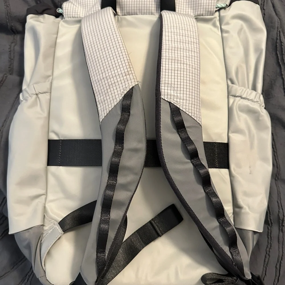 Lululemon Gray and mint green Backpack - Picture 2 of 5